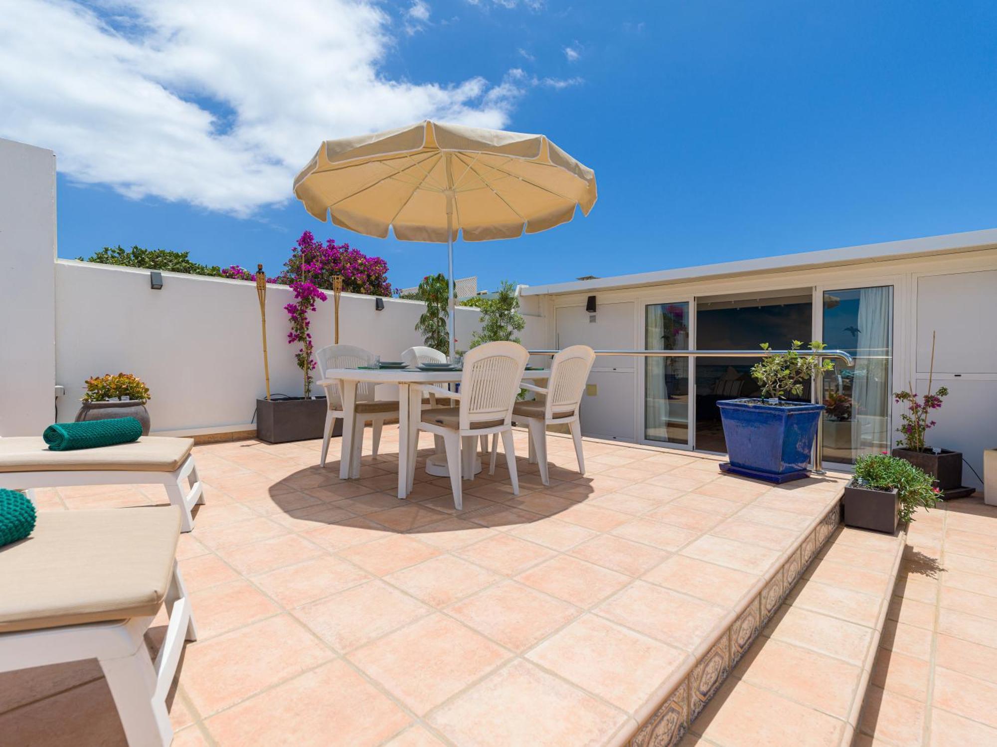 Casa Lex I Ocean & Sunrise Panorama I Steps From Dunes And I Private 50 Sqm Terrace I Pool Lägenhet Maspalomas (Gran Canaria)